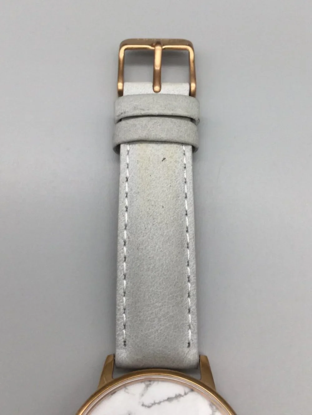 MVMT Boulevard Beverly Marble Womens Watch 38mm Rose Gold Tone New Battery